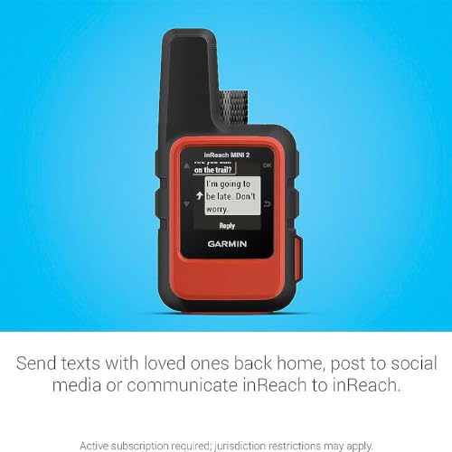 Garmin inReach Mini 2, Comunicador Satelital Compacto, Portátil Naranja
