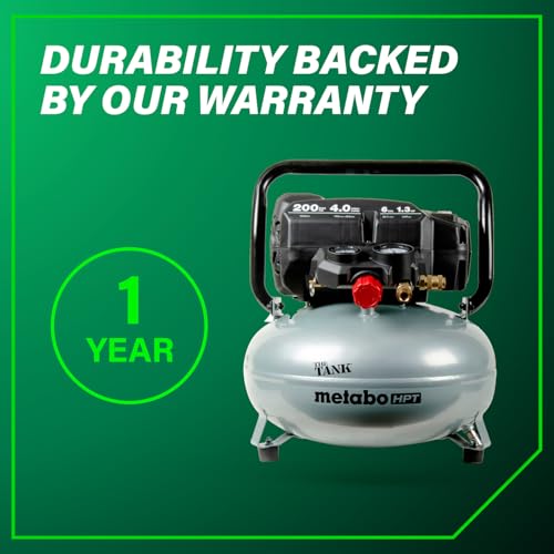 Metabo HPT Compresor de Aire Portátil THE TANK 200 PSI, 6 Galones
