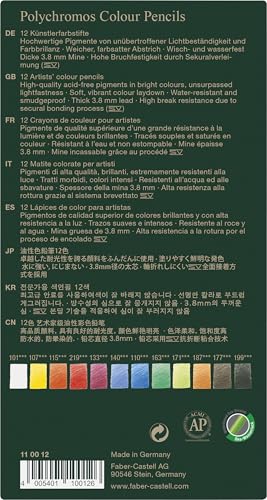 Faber-Castell Lápices de Colores Polychromos, 120 Colores