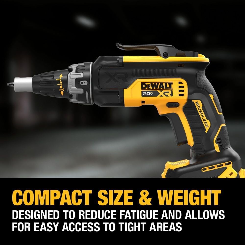 DEWALT 20V Max Atornillador Seco Drywall, Solo Herramienta