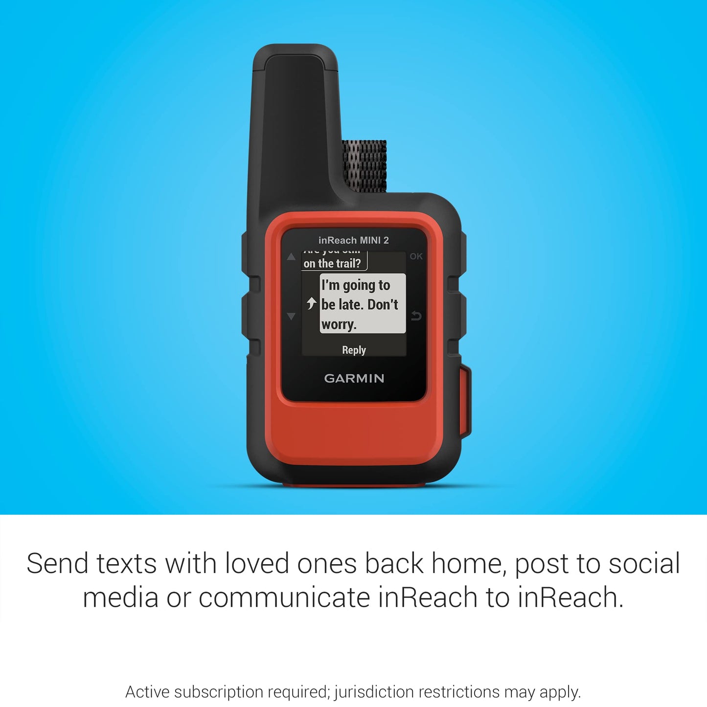 Garmin inReach Mini 2, Comunicador Satelital Compacto, Portátil Naranja