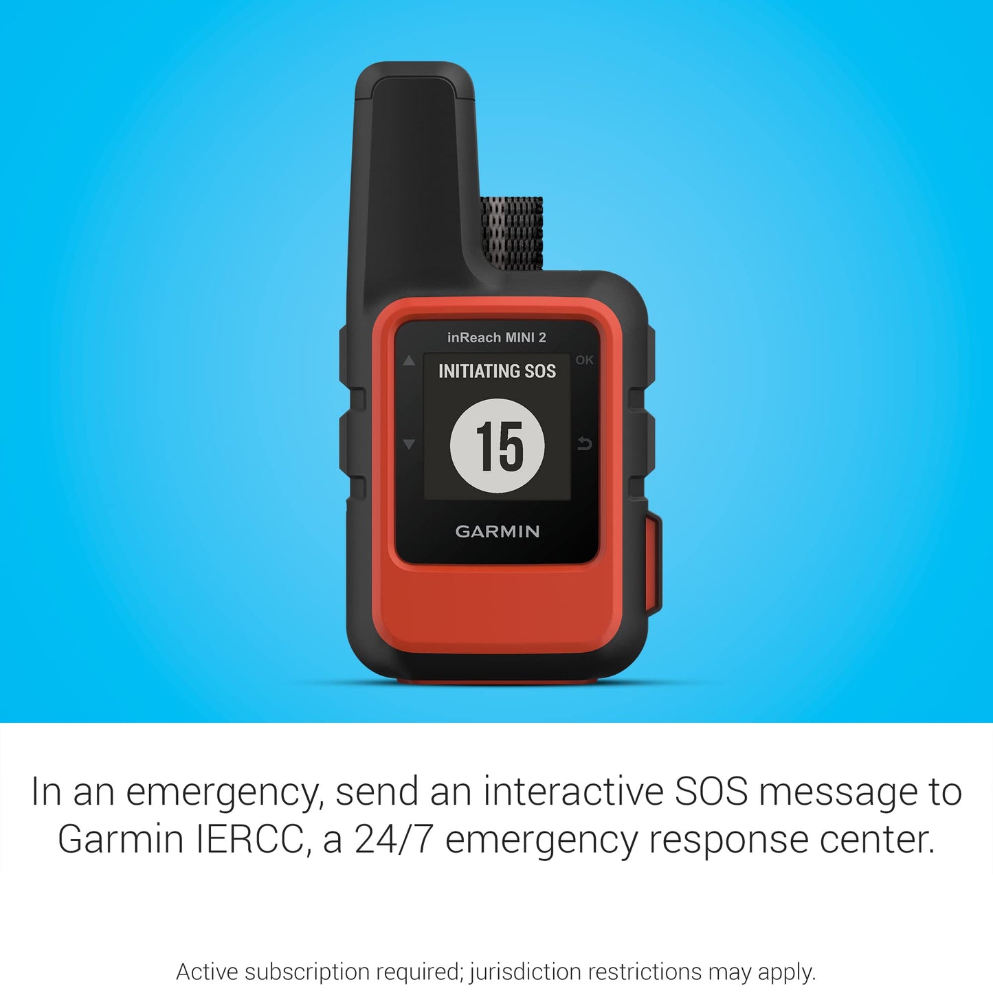 Garmin inReach Mini 2, Comunicador Satelital Compacto, Portátil Naranja