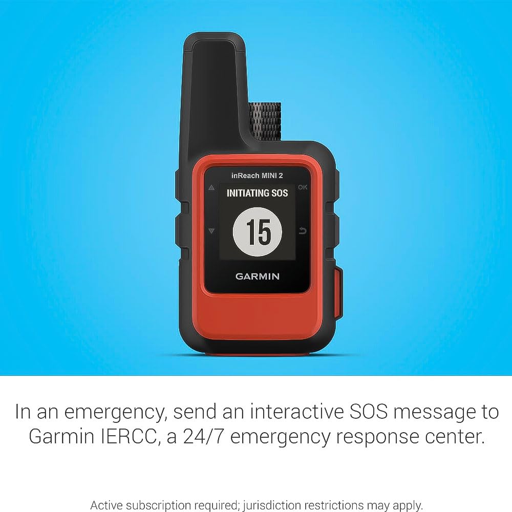 Garmin inReach Mini 2, Comunicador Satelital Compacto, Portátil Naranja