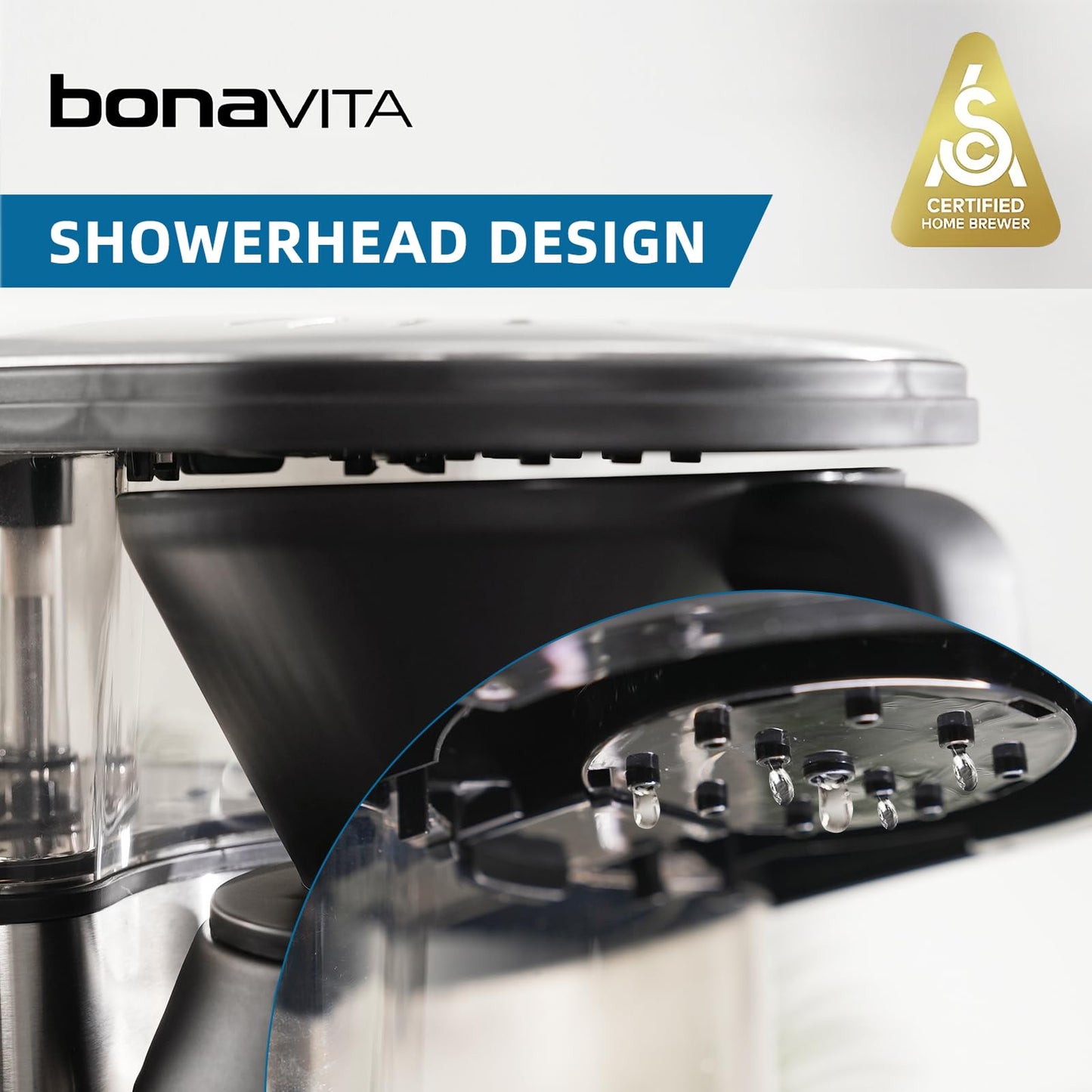 Bonavita Cafetera de Goteo 5 Tazas con Jarra Térmica, BV1500TS