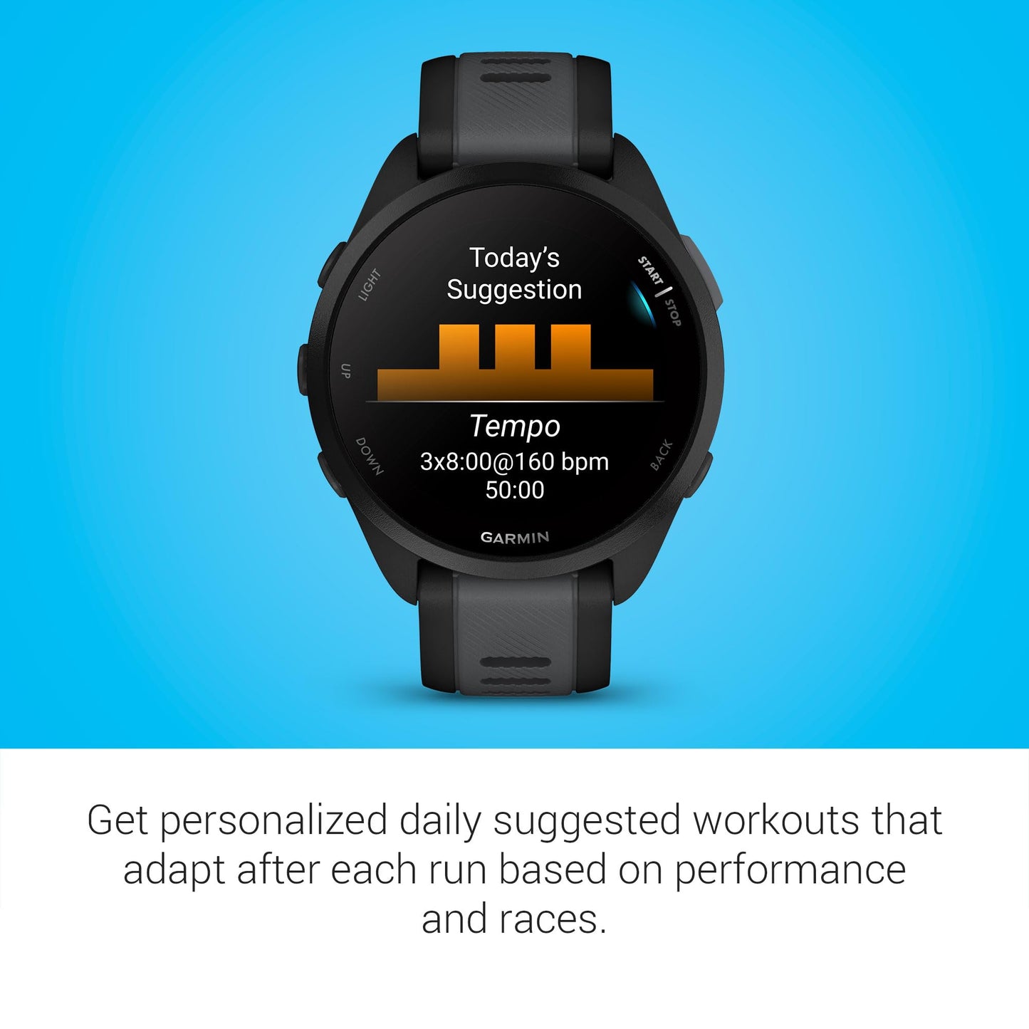 Garmin Forerunner 165 Smartwatch para Correr con GPS y Pantalla AMOLED