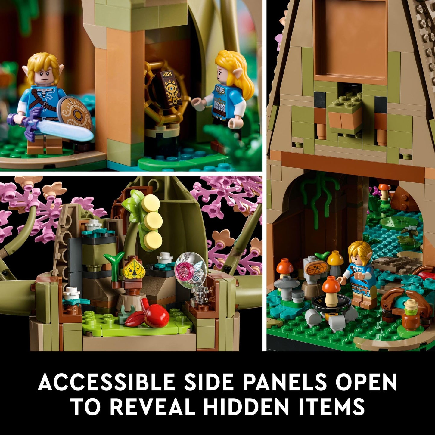 LEGO The Legend of Zelda Gran Árbol Deku 2en1, Set de Construcción 18+