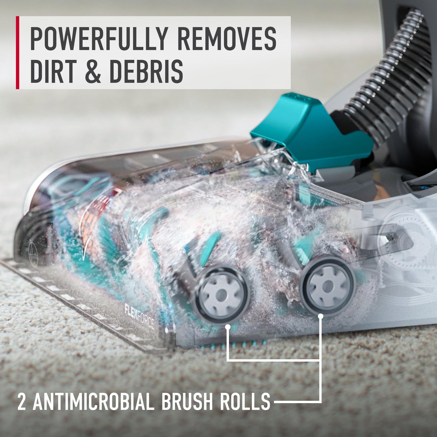 Hoover SmartWash Limpiadora de Alfombras Automática, Turquesa
