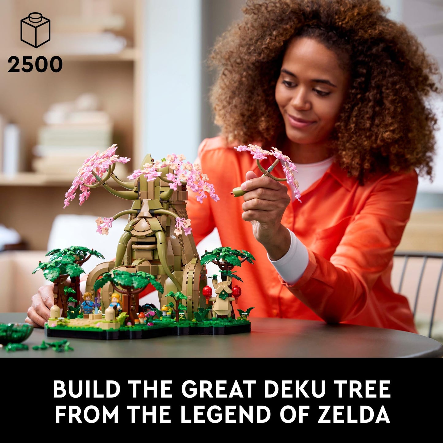 LEGO The Legend of Zelda Gran Árbol Deku 2en1, Set de Construcción 18+