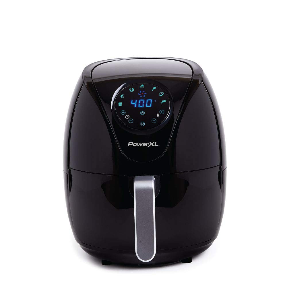 PowerXL Maxx 7 QT Freidora de Aire Clásica, Negra