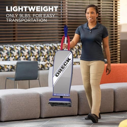 Oreck Commercial XL Aspiradora Vertical con Bolsa, Ligera y Potente