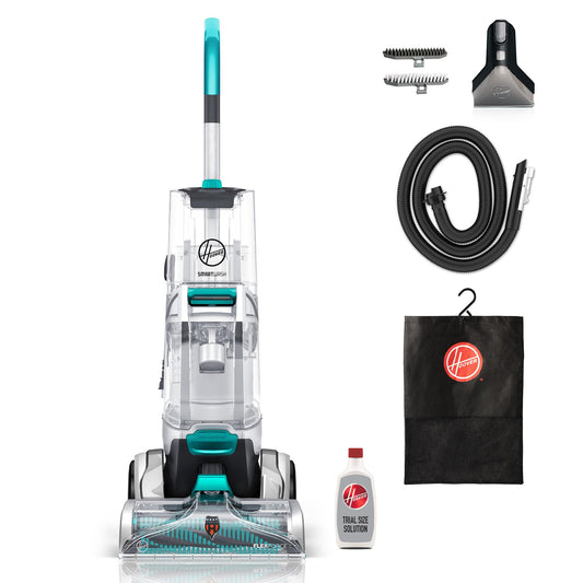 Hoover SmartWash Limpiadora de Alfombras Automática, Turquesa