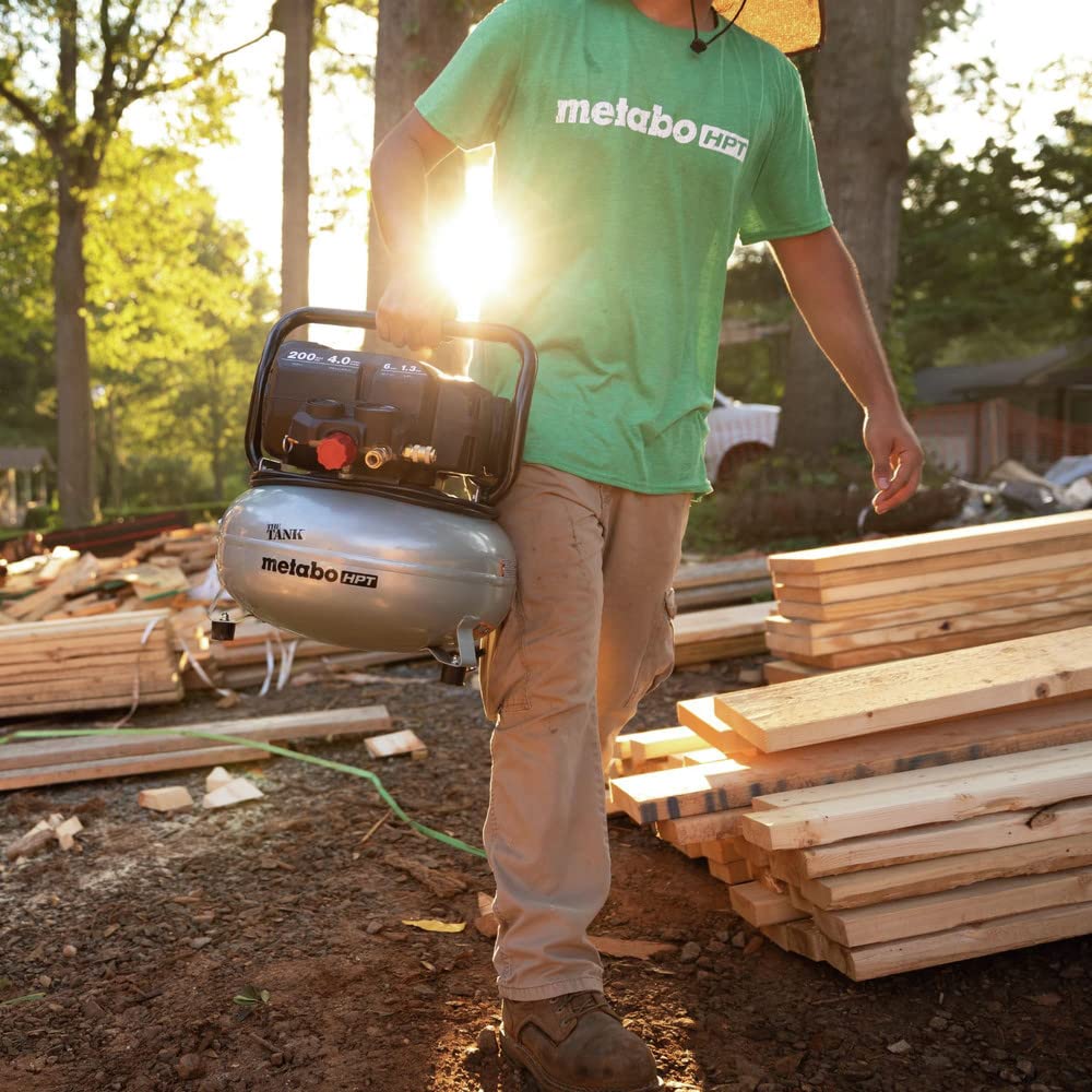 Metabo HPT Compresor de Aire Portátil THE TANK 200 PSI, 6 Galones