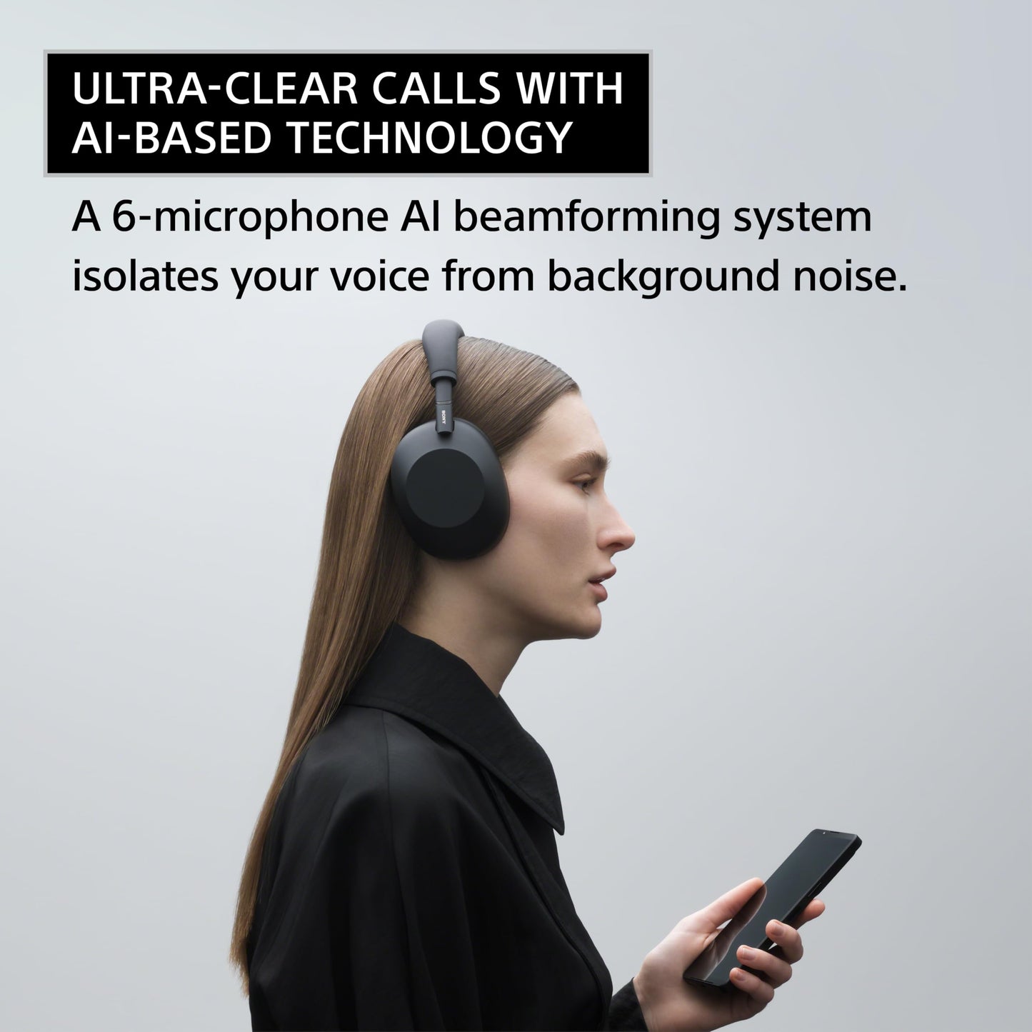 Sony WH-1000XM6 Auriculares Inalámbricos con Cancelación de Ruido, Negros