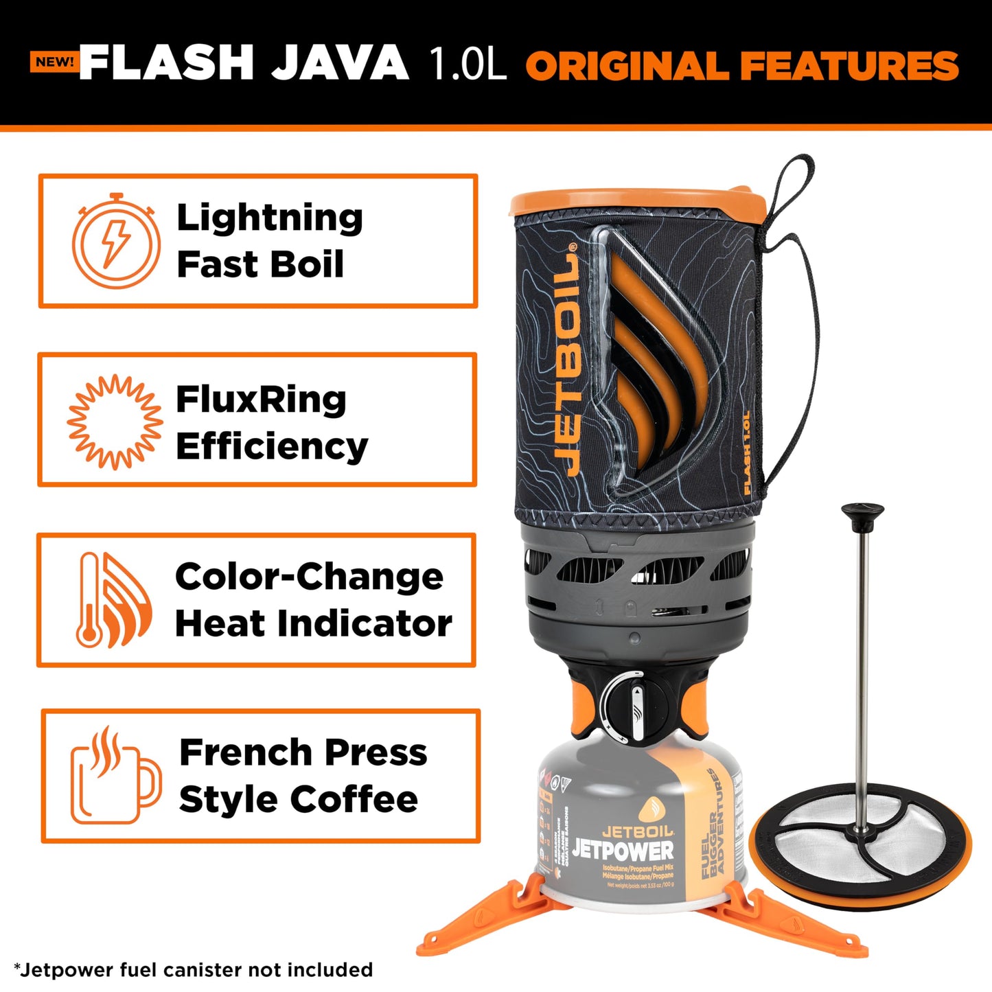 Jetboil Flash Java 1L Estufa Portátil Camping