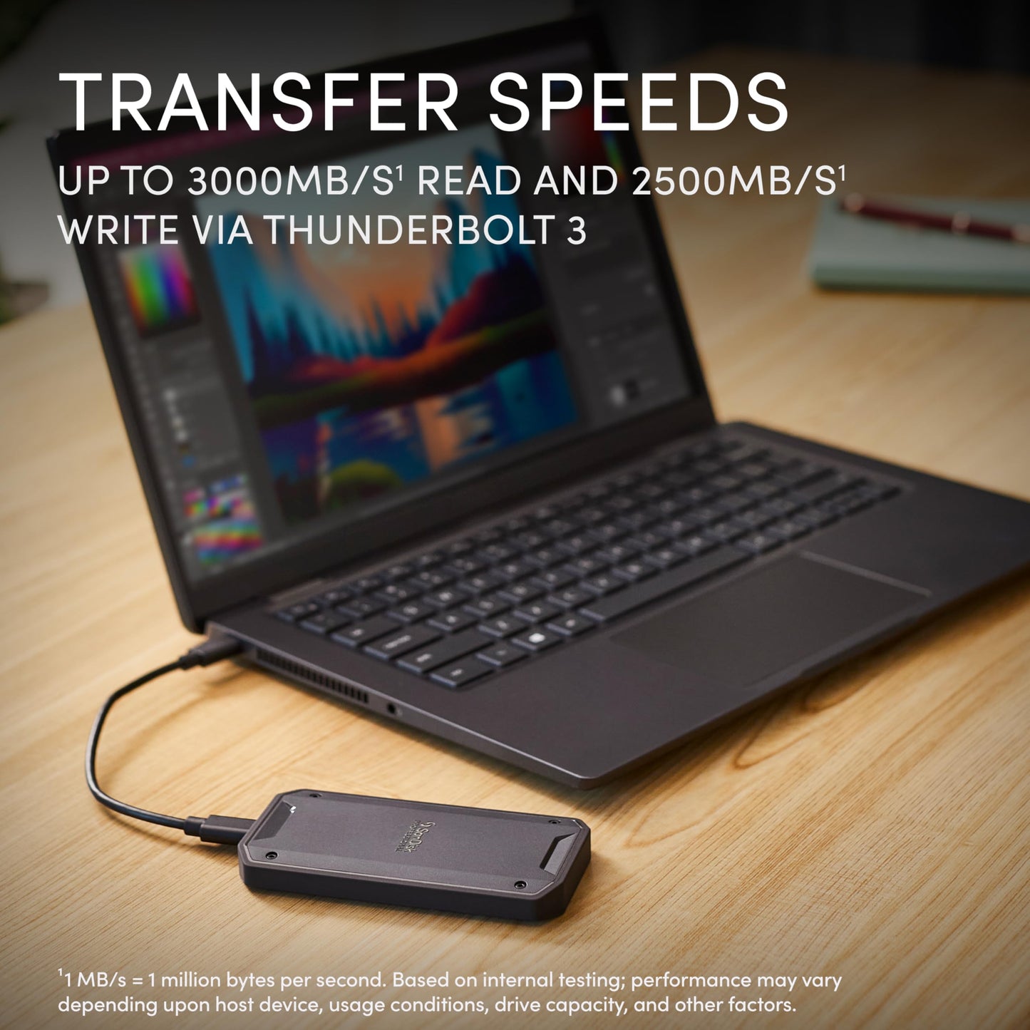 SanDisk PRO-G40 SSD Externo 4TB, Thunderbolt 3/USB-C, Negro